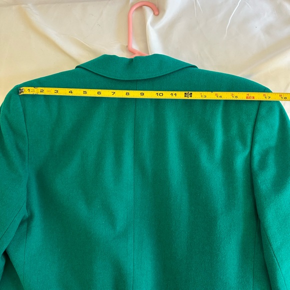 Vintage Miss Pendleton green blazer wool - Picture 9 of 9